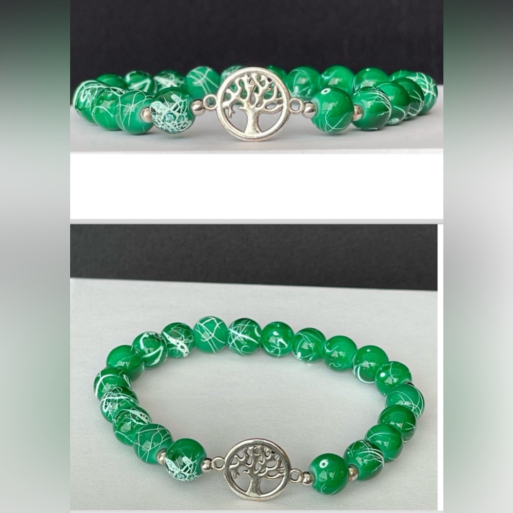 Stretch Round Beads Bracelet